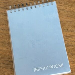 Cloth & Paper Intention Box Blue Top Spiral Notebook